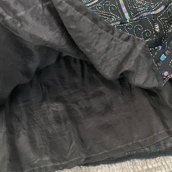 Vintage Dominique Sequin Shirt and Skirt Set - Picture 5 of 12